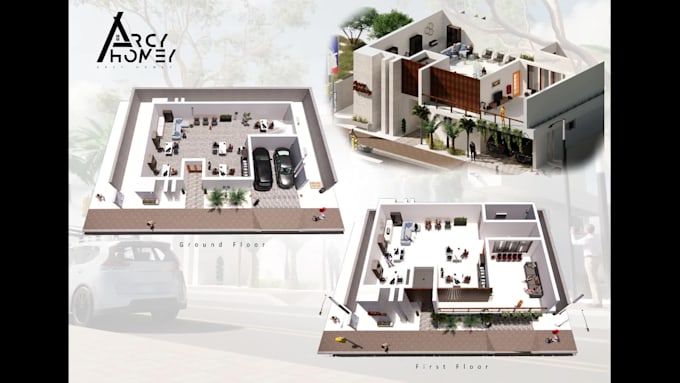design quick 3d floor plan,2d floorplan, renderings within 42 hours