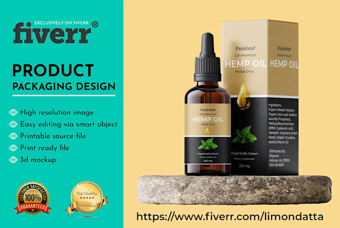 do box packaging design and label design