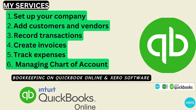 accounting setup, cleanup bookkeeping on quickbook online