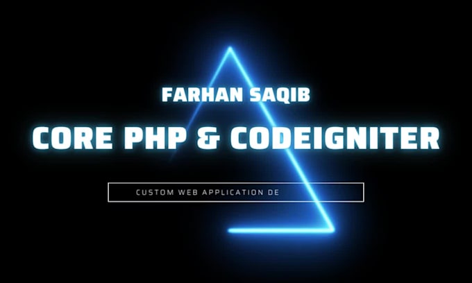 be your codeigniter or core PHP developer