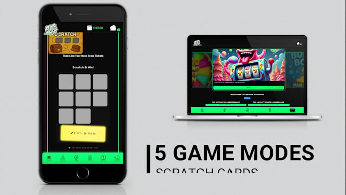 build your raffle competition website with games
