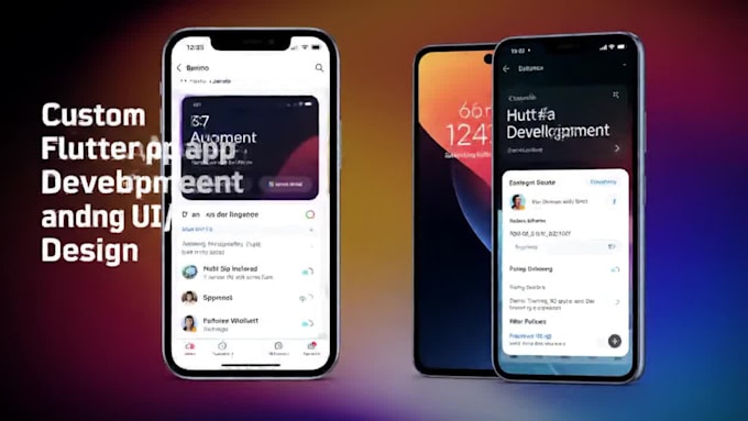 custom flutter app development and stunning UI UX design