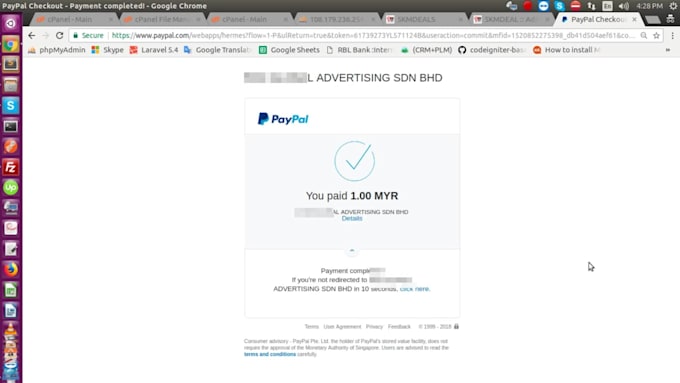 integrate paypal and stripe payment gateways and fix issues