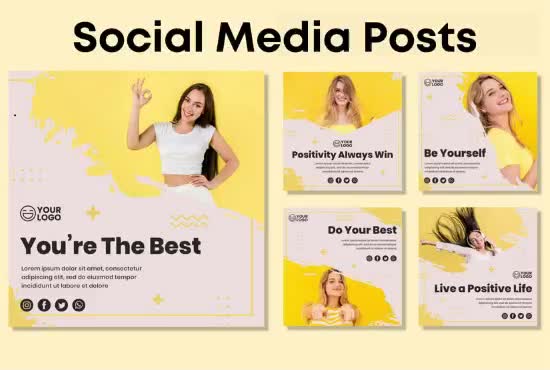 design social media posts and templates