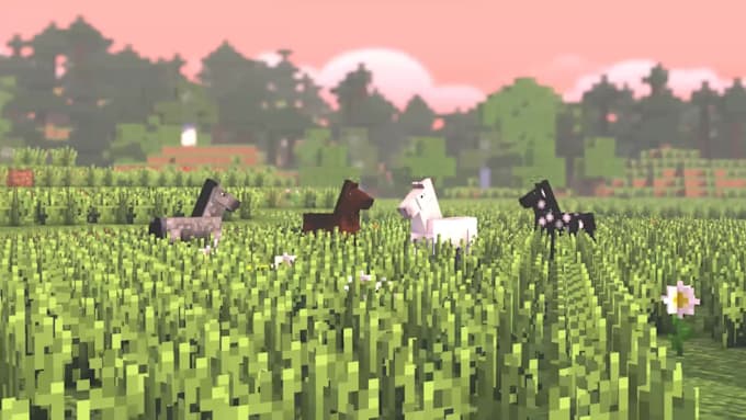 do a professional minecraft animation