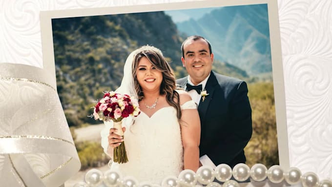 create a picture slideshow for wedding