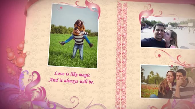 create a wedding invitation save the date video