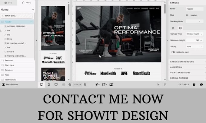 update and customize your showit website or redesign showit template with SEO