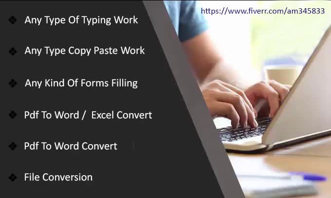 do fastest data entry typing work excel, word website manage