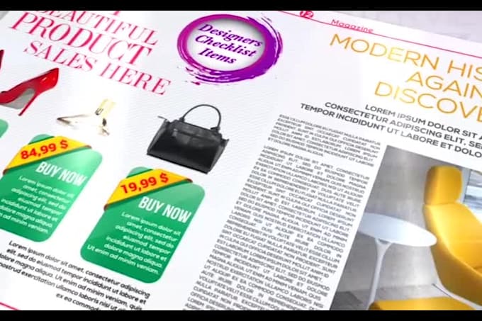 Hot Deals! I will create your book trailer or magazine promo  for $5