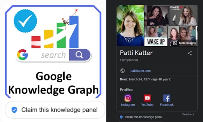 create a google knowledge panel for you