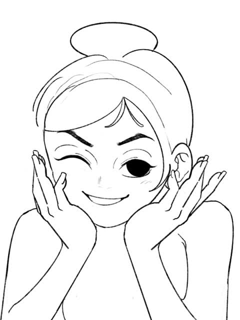 draw in anime and comic style