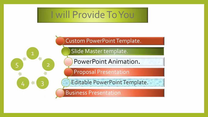 I will create professional powerpoint presentations or template