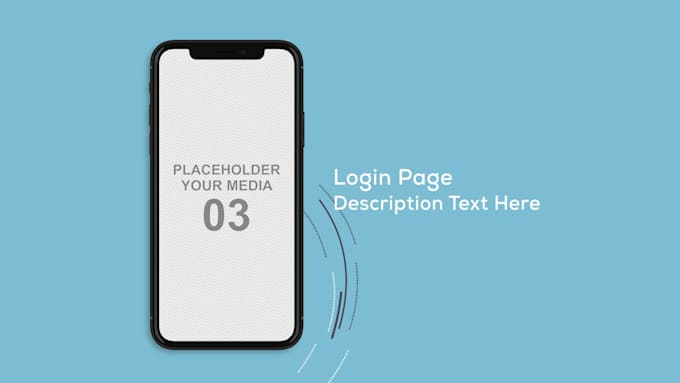 create a stylish mobile app promo video for android and ios