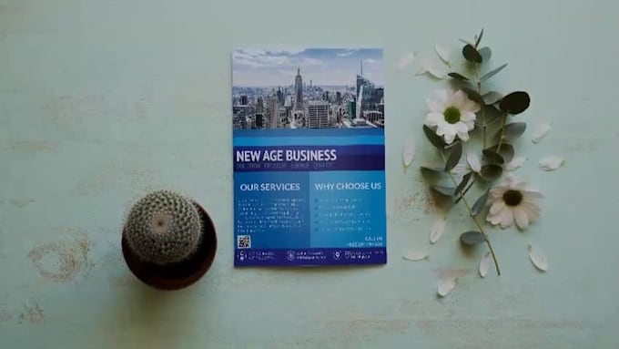 design modern, unique and elegant corporate flyer