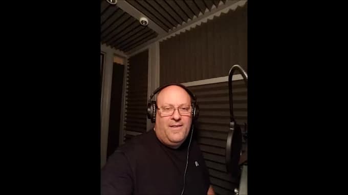 record a male voice over for 5 dollars
