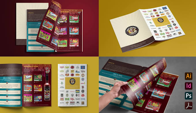 design brochure, product catalog, booklet