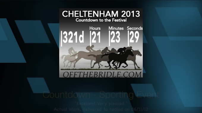 create a customized flash event countdown and count up timer