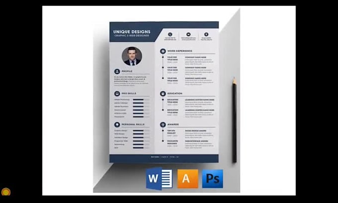 design professional resume and cover letter