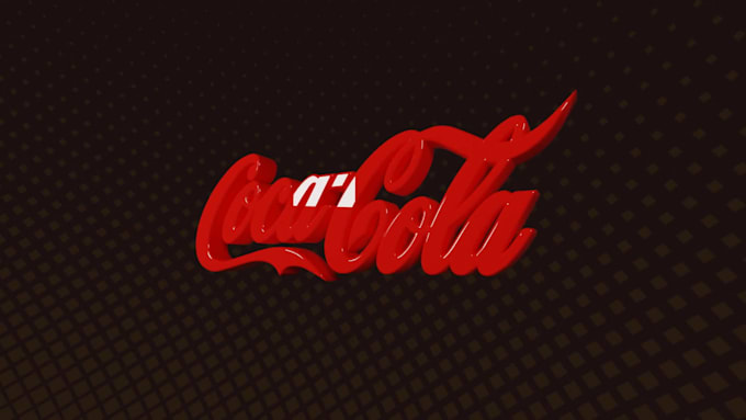 convert your 2d logo to 3d with renders