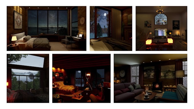 create cozy rain video HD quality customizable atmospheres