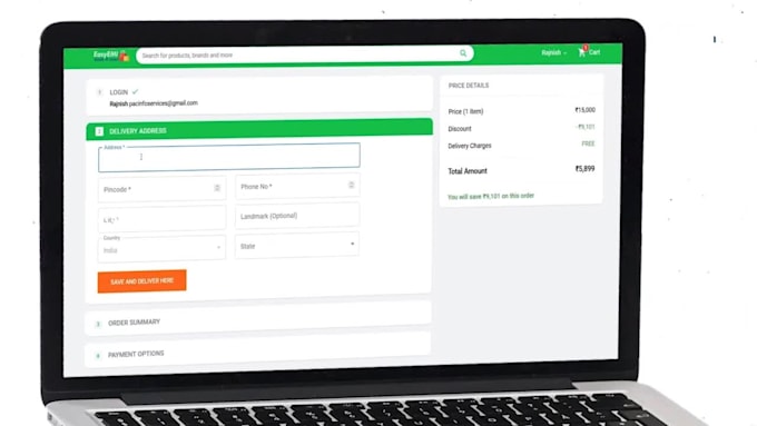 Create custom ecommerce website using mongodb, express, react js and ...