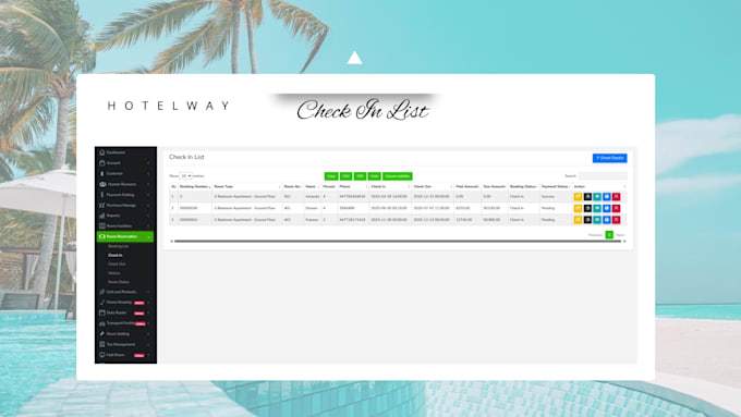 develop custom hotel software for booking and restaurants