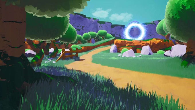 do stylized enviroment art in unreal