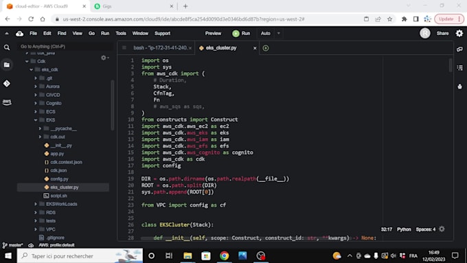 be your aws eks expert using cdk and terraform