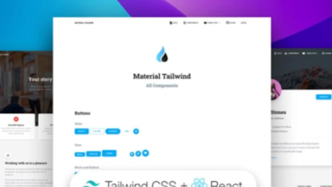 develop professional HTML and tailwind CSS website templates
