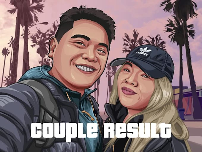 create perfect portrait vector in gta v style