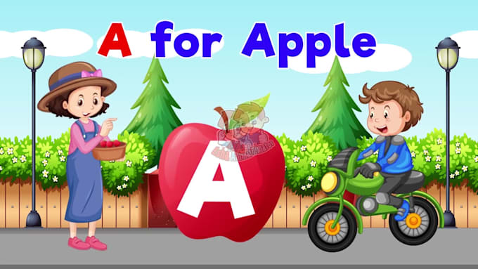 create 2d animation kids learning videos