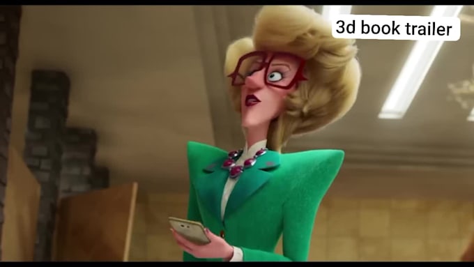create 3d animated book trailer to promote your book