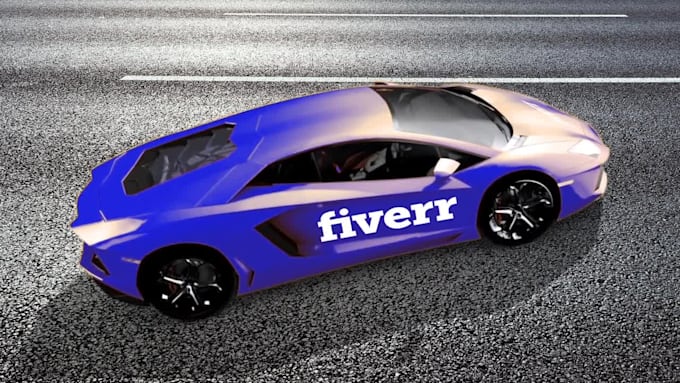 Put Your Logo On Color Changing Sport Cars By Masabzaheer