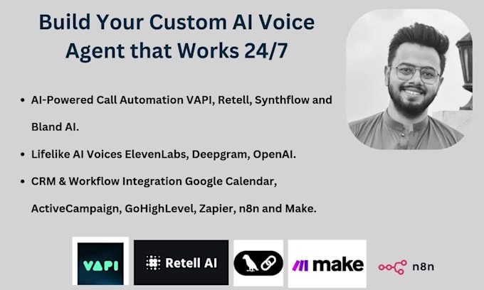 make ai voice agent using retell vapi synthflow bland n8n langchain elevenlabs