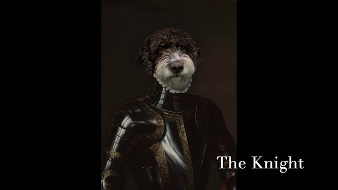 create a custom royal portrait of your pet