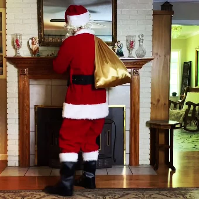 record your voiceover or narration as santa claus