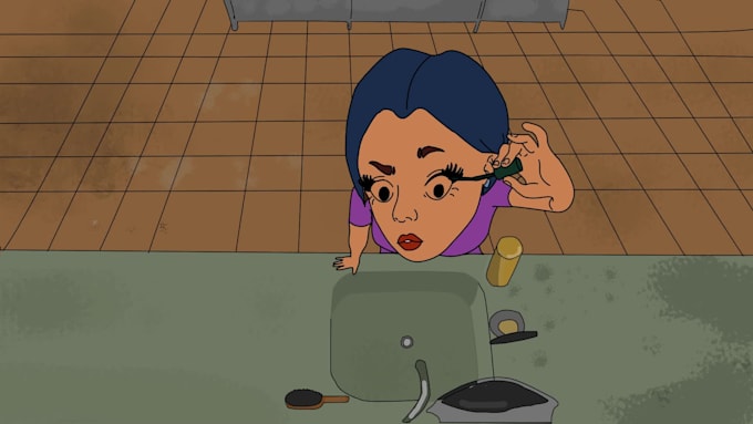 do 2d frame by frame cartoon animated gif