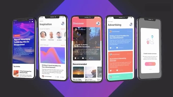 create all type of mobile app for android and ios