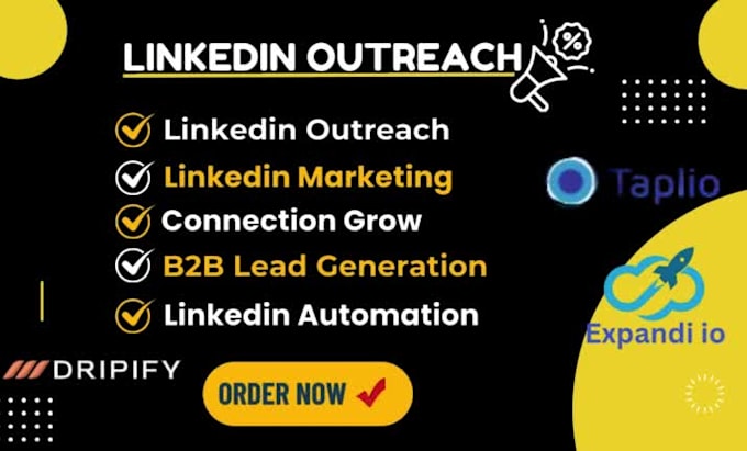 setup linkedin automation b2b lead generation on expandi io taplio dripify