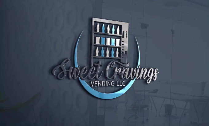 Create Any Type Of Vending Machine Logo For Your Business