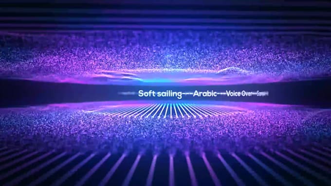 record a warm and professional female arabic voice over