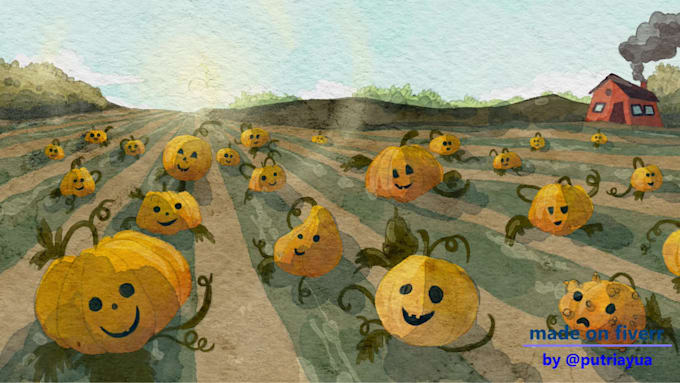 do watercolor illustration for children book
