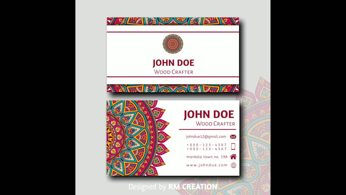 design unique professional business card