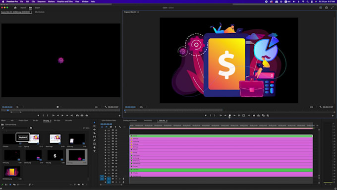 Make a loop animation for your video or website by Nizarqubti | Fiverr
