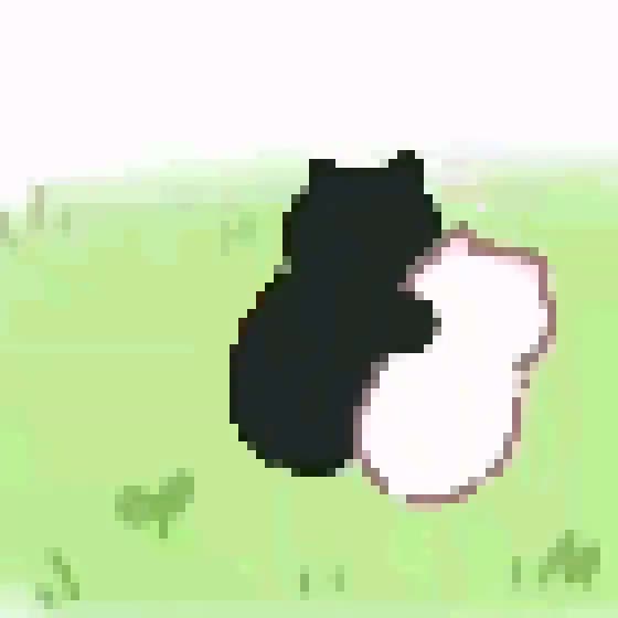 make characters in pixel style