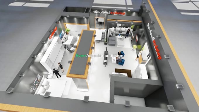 basic exhibition stand design,trade booth,stall,kiosk
