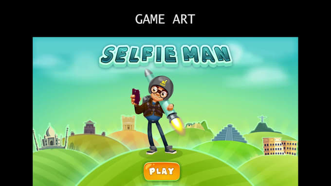 create 2d game art and mobile game assets