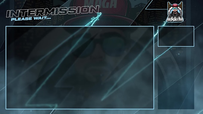 craft custom twitch logo and twitch overlays for stream
