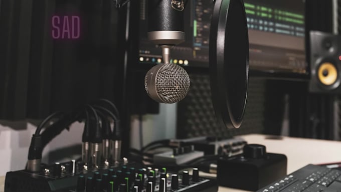 record professional american male voice over